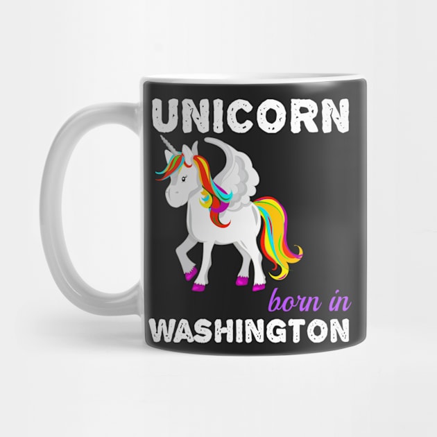 Unicorn Born In Washington by GreenCowLand